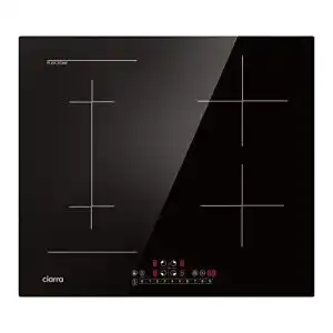 Induktionskochfeld 60 cm ciarra cbbih4bf flexzonen einbau