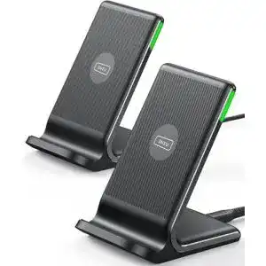 Iphone ladestation iniu wireless charger stand 2 pack 15w qi