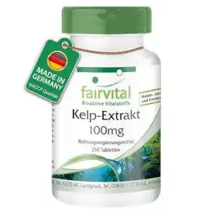 Jodtabletten fairvital kelp tabletten 250 tabletten 150mcg