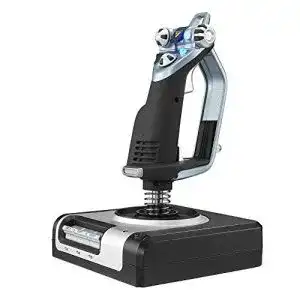 Joystick logitech g saitek x52 flight control system schubregler
