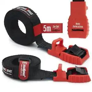 Kajak dachtraeger magma 2 pack 3m spanngurte kurz