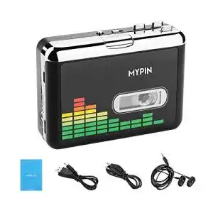 Kassettenrecorder mypin tragbare kassettenspieler digital usb