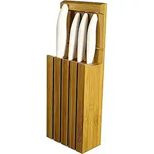 Keramikmesser kyocera 3in1 bambus messerblock