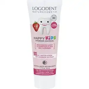 Kinderzahnpasta ohne fluorid logona naturkosmetik happy kids