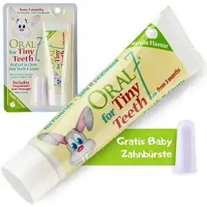 Kinderzahnpasta ohne fluorid silodent oral7 tiny teeth baby