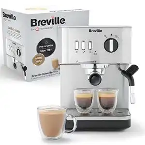 Kleine siebtraegermaschine breville bijou barista