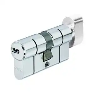 Knaufzylinder abus kd6psn z35 k35mm bkn vernickelt silber
