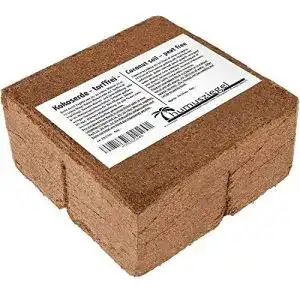 Kokoserde humusziegel 70 liter blumenerde aus kokosfaser
