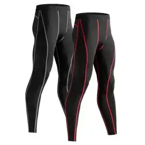 Kompressions laufhose herren niksa 2 stueck sport leggings
