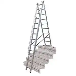 Krause leitern krause corda vielzweckleiter 3x10 sprossen