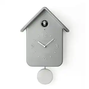 Kuckucksuhr guzzini qq mit pendel hellgrau 248 x 12 x h39 cm