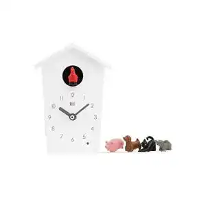 Kuckucksuhr kookoo animalhouse weiss moderne kleine