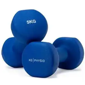 Kurzhanteln kg physio hantelset mit a3 uebungsposter neopren