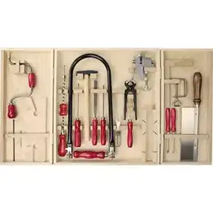 Laubsaege set pebaro 406 qualitaets oeko laubsaegeschrank 26 teile