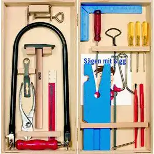 Laubsaege set pebaro 450 laubsaegeset holz klappkasten 23 teile