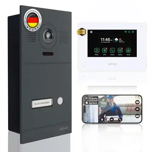 Mathfel Türsprechanlage mit Video und Kamera