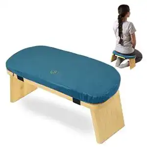Meditationsbank florensi klappbar ergonomische bambus