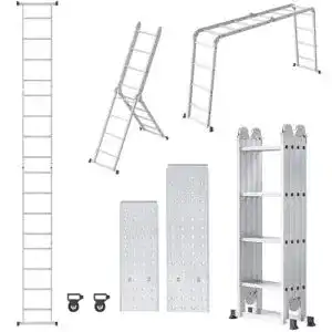 Mehrzweckleiter froadp 470cm aluminum 4x4 stufen geruest