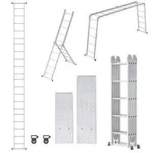 Mehrzweckleiter hengmei aluminium mit plattform 5m