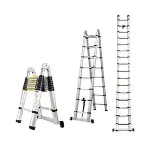 Mehrzweckleiter huini 5m 2525 aluminium teleskopleiter