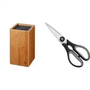 Messerblock ohne messer wmf unbestueckt holz bambus leer