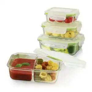 Mikrowellengeschirr gourmetmaxx glas frischhaltedosen klick it