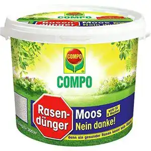 Moosentferner compo rasenduenger moos nein danke 75 kg