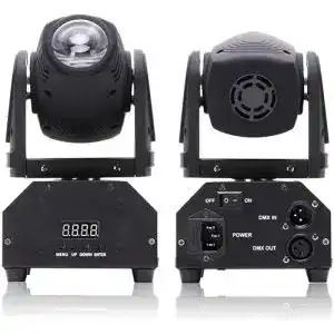 Moving head uking uking led beams d mx lichteffekt mini led