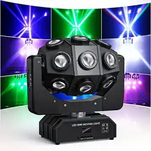 Moving head wzybuta 180w led discolicht rgbw partylicht