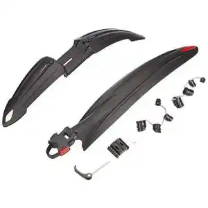Mtb schutzblech fischer unisex spritzschutz set 26 29 schwarz