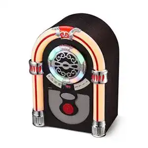 Musikbox ueme retro jukebox mit cd spieler musikanlage
