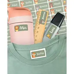 Namensaufkleber kleidung melu kids fuer kinder 1