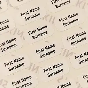 Namensaufkleber kleidung stikins 90 personalisierte