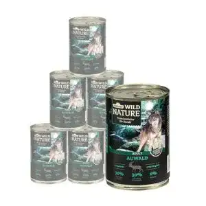 Nassfutter hund getreidefrei dehner wild nature auwald