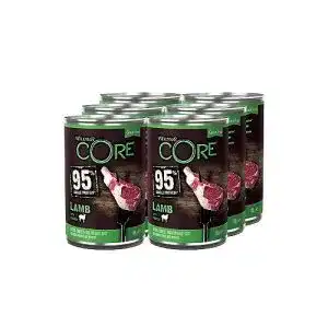 Nassfutter hund getreidefrei wellness core 95 lamm kuerbis