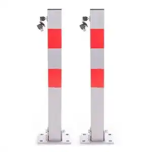 Parkplatzsperre dxp autozubehoer dxp 2x parkpfosten parkwatch