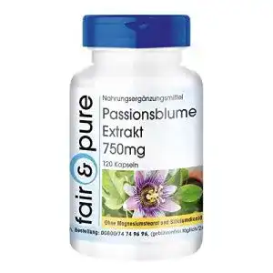 Passionsblume kapseln fair pure passionsblume extrakt