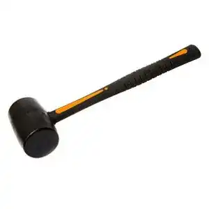 Pflasterhammer brackit gummihammer schwer schwarz kunststoff