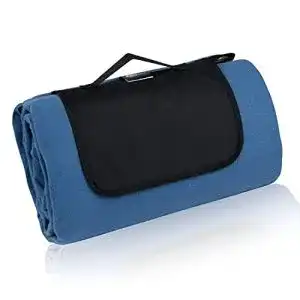Picknickdecke your gear blue xl 200x200 camping fleece decke