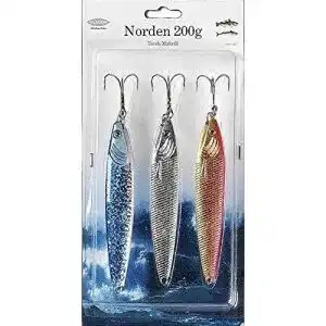 Pilker fladen norden 3er pack drei verschiedenfarbige