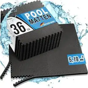 Pool unterlage bonsport pool unterlegmatte poolmatte 36 stueck