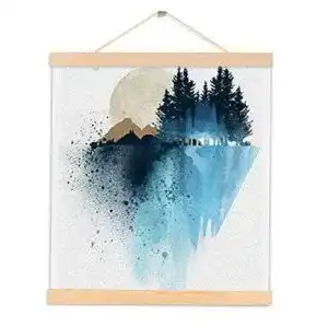 Posterleiste doduos magnetisch posterschiene 30 cm holz