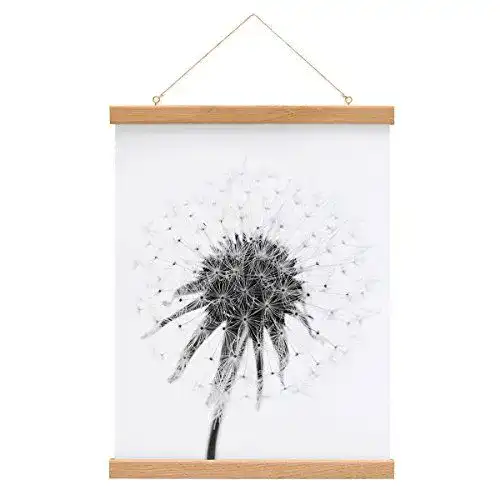 Posterleiste Photolini Eiche Massiv 22 cm Magnetisch