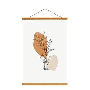 Posterleiste sanauto a4 posterschiene n 21cm magnet holz