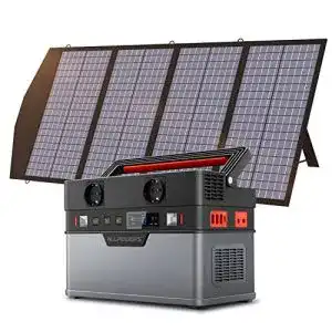 Powerstation mit solarpanel allpowers 606wh 700w
