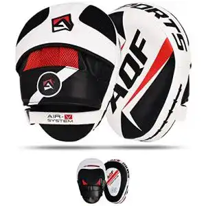 Pratzen aqf boxen rex leder hand boxpads kampfsport 1