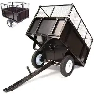 Rasentraktor anhaenger dl kippanhaenger 300kg atv quad