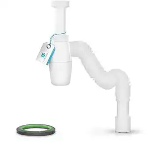 Raumsparsiphon siphonly siphon fuer kuechenspuele