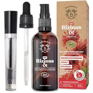 Rizinusoel bionoble bio 100ml 100 rein natuerlich kaltgepresst
