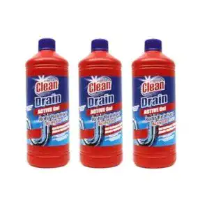 Rohrreiniger gel at home 3 flaschen rohrfrei active gel 3 x 1 l